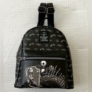 NWOT Loungefly Nightmare Before Christmas Jack & Sally Graveyard Mini Backpack